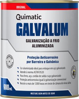 Composto para galvaniza��o a frio, Galvalum, 900 ml, QUIMATIC