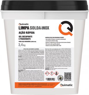 Gel limpa solda inox LT2, a��o rapida, QUIMATIC