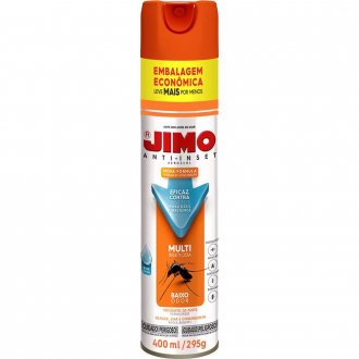 Inseticida aerossol, 400 ml/295 g, base �gua, Anti-inset, 11248, JIMO