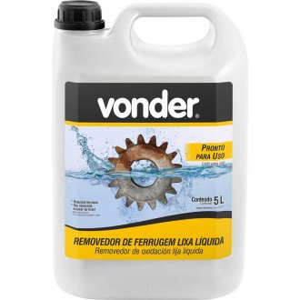 Removedor de ferrugem lixa l�quida, 5 litros, VONDER