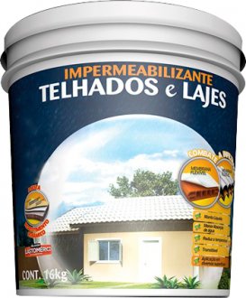 Impermeabilizante para telhados e lajes, 16 kg, 10536, HYDRONORTH