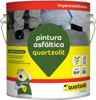 Pintura asf�ltica impermeabilizante, 30946.16.34.056, QUARTZOLIT