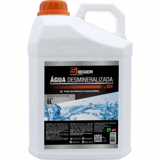 �gua desmineralizada, 5 L, 48232, SIEGER