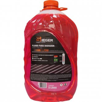 Flu�do para radiador, org�nico, rosa, 5 litros, SP138, SIEGER