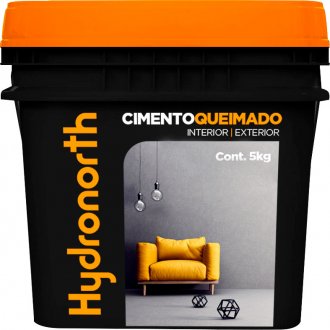 Revestimento acr�lico fosco, cor concreto antigo, 5 kg, Cimento Queimado HYDRONORTH