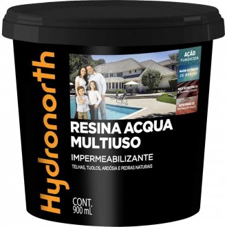 Impermeabilizante multiuso acqua, vermelho oxido, 0,9 litros, 93190, HYDRONORTH