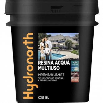 Impermeabilizante multiuso acqua, incolor, 18,0 litros, 93195, HYDRONORTH
