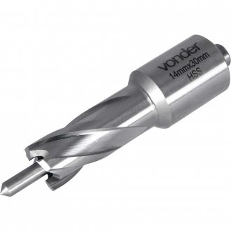 Broca anular, encaixe Weldon, 14 mm x 30 mm VONDER