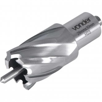 Broca anular, encaixe Weldon, 26 mm x 30 mm VONDER