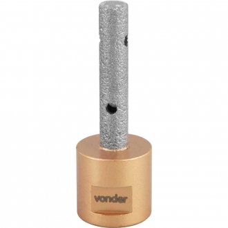 Fresa diamantada reta, 10 mm, VONDER