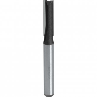 Fresa com dentes de metal duro, reta, para acabamento, sem rolamento, 6 mm, VONDER PLUS