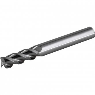 Fresa topo 6,0 mm, em metal duro, 3 cortes, polida, VONDER