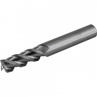 Fresa topo 10,0 mm, em metal duro, 3 cortes, polida, VONDER