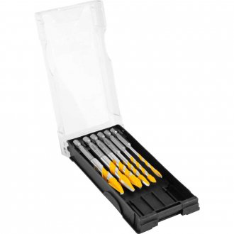 Jogo de brocas para porcelanato com ponta de metal duro, 4 mm a 12 mm, com 6 pe�as VONDER