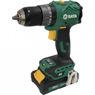 Parafusadeira/furadeira com impacto a bateria, 20 V - 2 Ah, motor brushless, carregador bivolt, ST151012 SATA