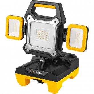 Refletor de LED, bateria intercambi�vel de 18 V, sem bateria e sem carregador, IRV 1848 VONDER