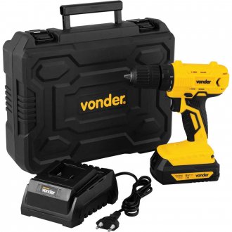 Parafusadeira furadeira a bateria, 18 V, com bateria e com carregador, IPFV 1852 VONDER