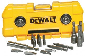 Jogo de bits/ponteiras, com 15 pe�as, DEWALT