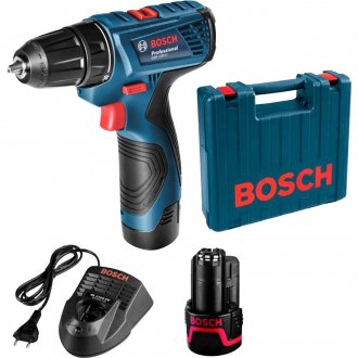 Parafusadeira/furadeira a bateria, 12 V 2,0 ah, carregador bivolt autom�tico, GSR 120-LI, BOSCH