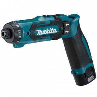 Parafusadeira a bateria 7,2 V, carregador bivolt, 2 baterias, carregador, maleta, DF012DSE, MAKITA