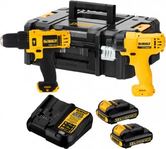 Kit parafusadeira/furadeira de impacto 3/8
