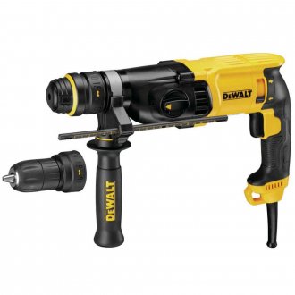 Martelete perfurador/rompedor SDS PLUS, 800 W, 220 V~, D25134K-B2, com maleta e mandril DEWALT