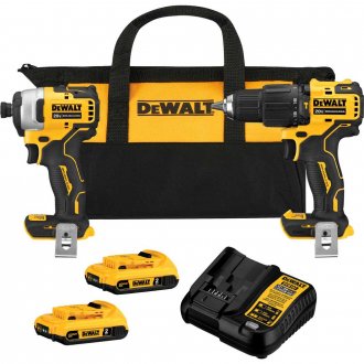 Conjunto parafusadeira / furadeira e parafusadeira com impacto, 20 V, DCK279D2-BR, DEWALT