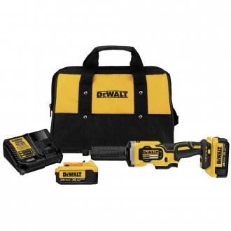Retifica reta 20 V, MAX LI-ION, BRUSHLESS,  2.500 rpm, com  carregador 220 V~, e 2 baterias 20 V, 4,0 Ah, DCG42 6 M2 - B2, DEWALT