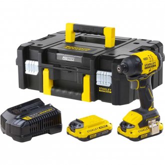 Parafusadeira de impacto, 20 V MAX - 2 Ah, carregador bivolt, SBI811D2T-BR STANLEY