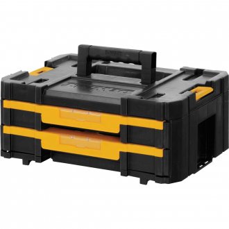 Organizador pl�stico n� 4 com duas gavetas rasas, TSTAK, DWST17804, DEWALT