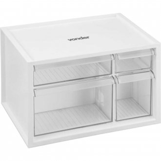 Organizador pl�stico com 4 gavetas, OPV 0234, VONDER