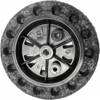 Roda completa com pneu maci�o, 3,25