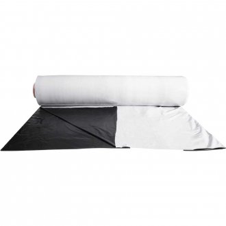 Filme pl�stico preto e branco para solo, agromulching, 1,4 m x 500 m, 18 kg, PAAGMULC00036AA AGROPLAS