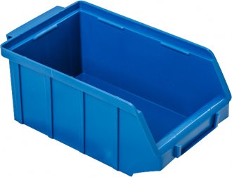 Gavateiro pl�stico, n� 3, azul, 7,5 cm x 10,5 cm x 18,0 cm, NACIONAL