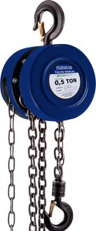 Talha manual, 0,5 tonelada (0,5 tf), eleva��o 3 m de corrente, TA-1, MARCON