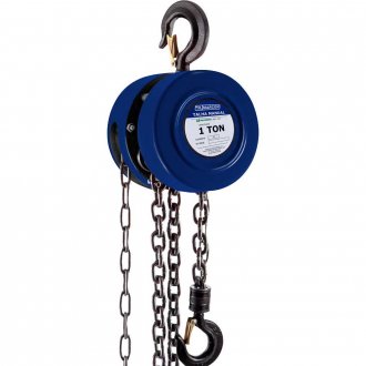 Talha manual, 1 tonelada (1 tf), eleva��o 5 m de corrente, TA-4, MARCON