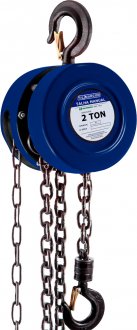 Talha manual, 2 toneladas (2 tf), eleva��o 5 m de corrente, TA-6, MARCON