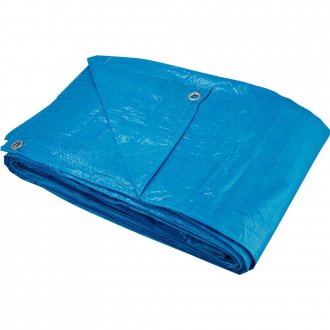 Lona de polietileno azul 7 m x 4 m, 100 micra, VONDER LEVE