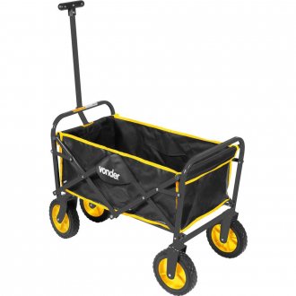 Carrinho para carga, dobr�vel, com bolsa, 60 kgf, VONDER