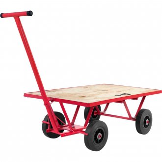Carrinho plataforma de compensado, 250 kgf, desmontado, NOVE54