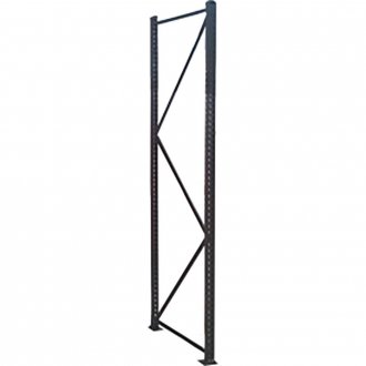 Coluna Lateral para mini porta-palete, 9 cm x 300 cm x 80 cm, em chapa de a�o, cinza, 40368 PRESTO