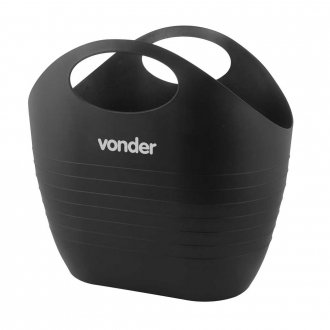 Bolsa pl�stica multiuso, 8,5 litros, preta, VONDER