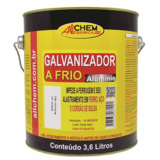Composto para galvaniza��o a frio, 3,6 litros, ALLCHEM