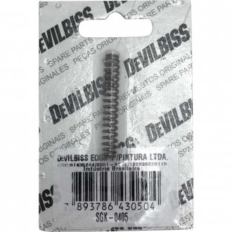 Mola para ara pistolas de pinturas SGK-505 (press�o) e FLG-515S (suc��o), SGK-0405, DEVILBISS.