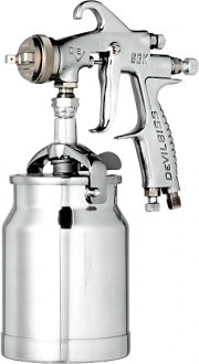 Pistola para pintura, com caneca em alum�nio, tipo suc��o, SGK-600-SAA, DEVILBISS