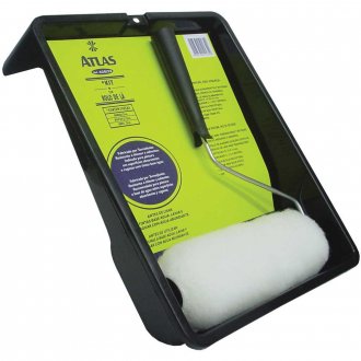 Conjunto para pintura com 3 pe�as (bandeja, rolo e suporte), 42822, ATLAS