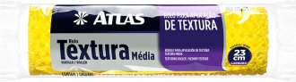Rolo para textura, 23 cm, acabamento m�dio, 110/65 ATLAS