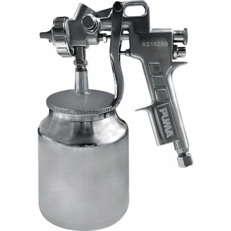 Pistola para pintura, por suc��o, bico 1,5 mm, caneca (1 Litro), baixa produ��o, AS-162AB, PUMA