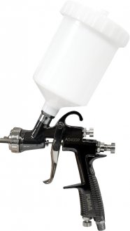 Pistola para pintura, bico 1,3 mm, caneca 600 ml, por gravidade, sistema HVLP, AS-400P13 PUMA