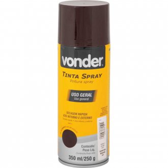 Tinta em spray marrom, 350 ml/250 g, VONDER